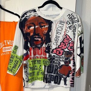 Graphic Shirt with Multicolor Design Comfy Fashion Wear